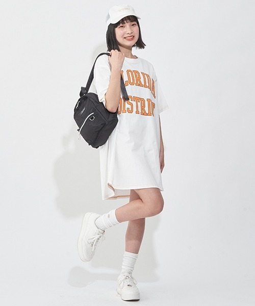 LOVETOXIC(ラブトキシック)の「接触冷感Tワンピース(ワンピース・キッズ・チャコール/グリーン/オフホワイト/ライトグレー・M/L/SS/S)」の5枚目の写真