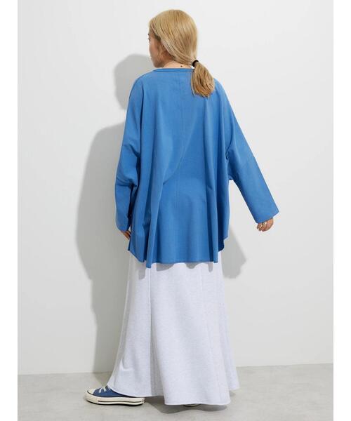 DISCUS ATHLETIC(ディスカス アスレチック)の「DISCUS フレンチテリーマーメイドスカート(スカート・レディース・ブラック/ホワイト系その他/ブルー・FREE)」の18枚目の写真