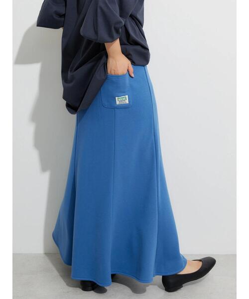 DISCUS ATHLETIC(ディスカス アスレチック)の「DISCUS フレンチテリーマーメイドスカート(スカート・レディース・ブラック/ホワイト系その他/ブルー・FREE)」の19枚目の写真