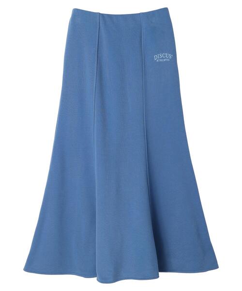 DISCUS ATHLETIC(ディスカス アスレチック)の「DISCUS フレンチテリーマーメイドスカート(スカート・レディース・ブラック/ホワイト系その他/ブルー・FREE)」の9枚目の写真