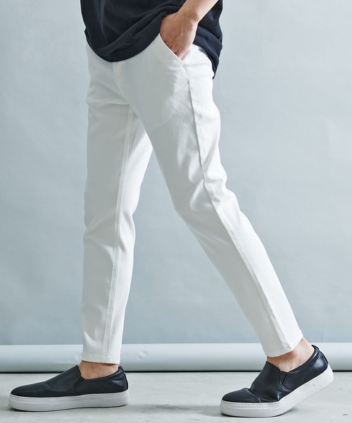 『vicci/ヴィッチ』スーパーストレッチテーパードアンクルパンツ（チノパンツ）｜SILVER BULLET（シルバーバレット）