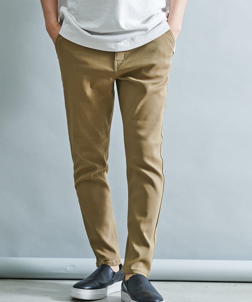 『vicci/ヴィッチ』スーパーストレッチテーパードアンクルパンツ（チノパンツ）｜SILVER BULLET（シルバーバレット）