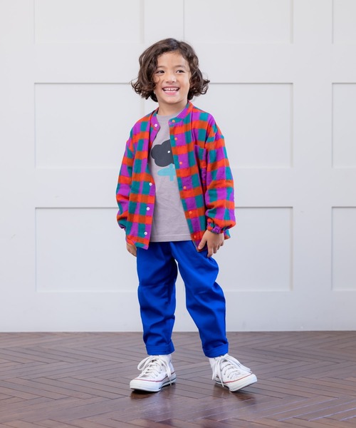 BIG FIELD(ビッグフィールド)の「シェフパンツ(80~150cm)(その他パンツ・キッズ・ブラック/グリーン/サーモンピンク/ブルー/オフホワイト/ベージュ/ネイビー/ライトピンク/マスタード/カーキ/ローズ/エメラルド/サンドベージュ/チェック・80/90/95/100/110/120/130/140/150)」の15枚目の写真