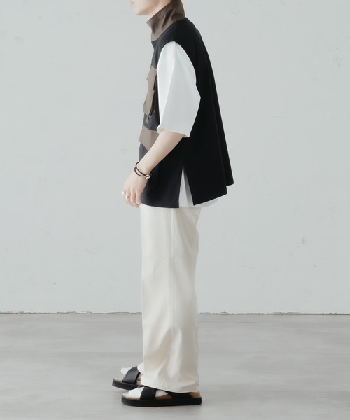 epnok（エプノック）の「マルチポケットジレベスト（ベスト・メンズ・ライトグレー/ブラック・SMALL/MEDIUM/LARGE）」の17枚目の写真