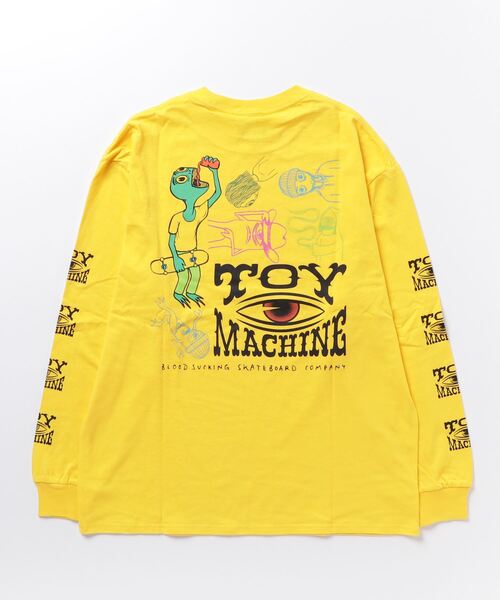TOY MACHINE(トイ マシーン)の「【ムラサキスポーツ限定】TOY MACHINE/トイマシーン ロンT/長袖 ビッグシルエット バックプリント MTMFDLT1(Tシャツ/カットソー・メンズ・ホワイト/ブラック/イエロー・XL/L/M)」の19枚目の写真