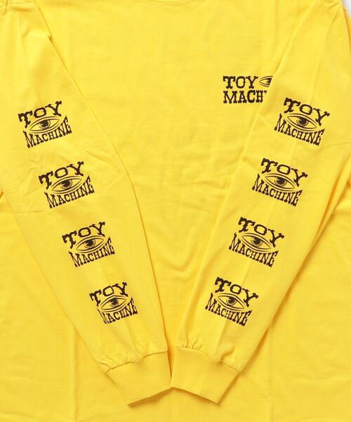 TOY MACHINE(トイ マシーン)の「【ムラサキスポーツ限定】TOY MACHINE/トイマシーン ロンT/長袖 ビッグシルエット バックプリント MTMFDLT1(Tシャツ/カットソー・メンズ・ホワイト/ブラック/イエロー・XL/L/M)」の20枚目の写真