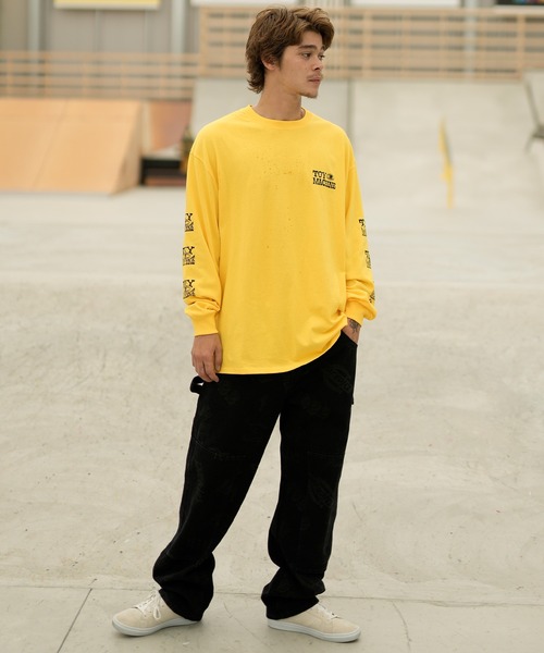 TOY MACHINE(トイ マシーン)の「【ムラサキスポーツ限定】TOY MACHINE/トイマシーン ロンT/長袖 ビッグシルエット バックプリント MTMFDLT1(Tシャツ/カットソー・メンズ・ホワイト/ブラック/イエロー・XL/L/M)」の15枚目の写真