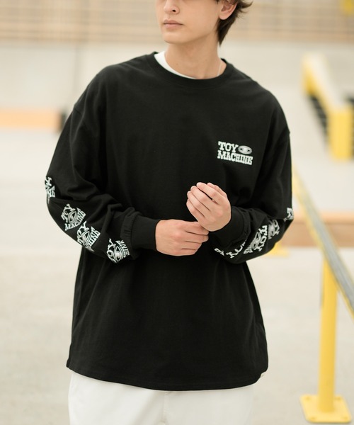 04 Limited Sazabys トイマシーン 黒ロンt XL セール】【ムラサキスポーツ限定】TOY MACHINE/トイマシーン ロンT
