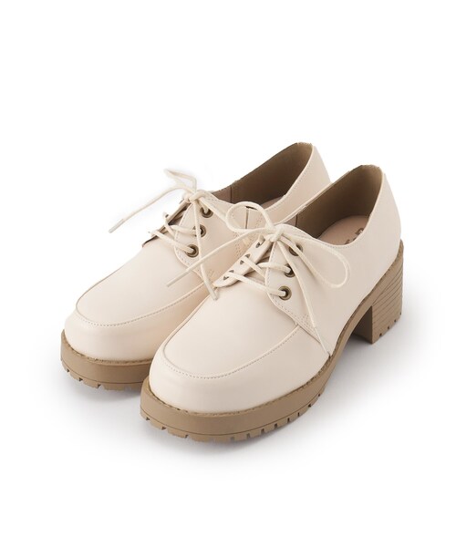 cs T&P(シーエスティーアンドピー)の「レースアップマニッシュシューズ(パンプス・レディース・ダークブラウン/ブラック/アイボリー・24.5cm/25.0cm/24.0cm/23.5cm/23.0cm/22.5cm)」の4枚目の写真