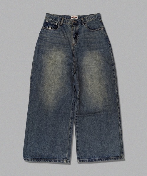 centimeter（センチメーター）の「Vintage like baggy denim pants（デニムパンツ・メンズ・ブラック/インディゴブルー/ブラウン・LARGE/X-LARGE/MEDIUM）」の3枚目の写真