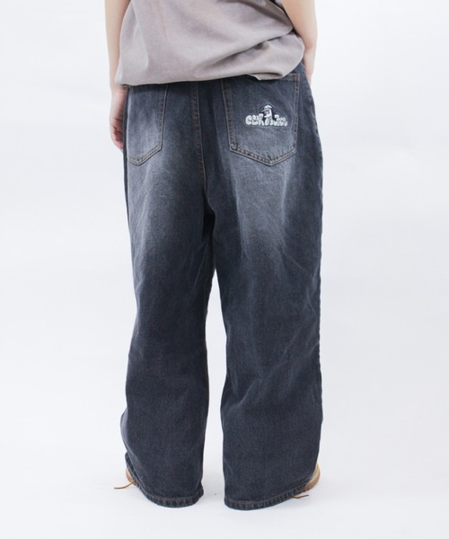 centimeter（センチメーター）の「Vintage like baggy denim pants（デニムパンツ・メンズ・ブラック/インディゴブルー/ブラウン・LARGE/X-LARGE/MEDIUM）」の5枚目の写真