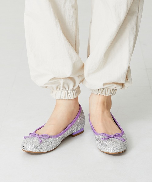 ORiental TRaffic（オリエンタルトラフィック）の「グリッターバレエシューズ 31312（バレエシューズ・レディース・ブラック/ゴールド/シルバー・39/41/36/35/34/40/42/38/37）」の12枚目の写真