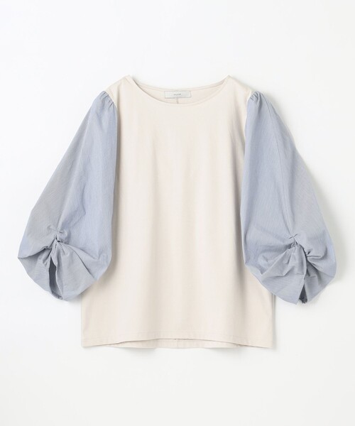 ANY(エニィ)の「【洗濯機可】着映える袖ねじりトップス(Tシャツ/カットソー・レディース・ネイビー系1/グリーン系/ピンク系/グレー系/アイボリー系1・3/2)」の22枚目の写真