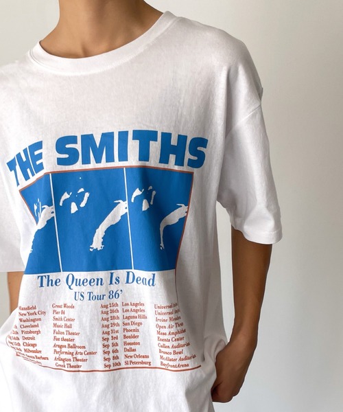 CANAL JEAN（キャナルジーン）の「El mar(エルマール) "THE SMITHS"半袖Tシャツ（Tシャツ/カットソー・レディース・ホワイト・ONE SIZE）」の6枚目の写真