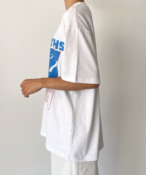 CANAL JEAN（キャナルジーン）の「El mar(エルマール) "THE SMITHS"半袖Tシャツ（Tシャツ/カットソー・レディース・ホワイト・ONE SIZE）」の5枚目の写真