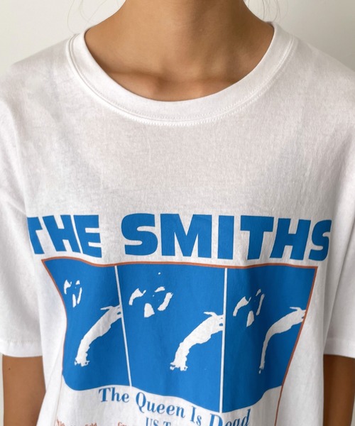 CANAL JEAN（キャナルジーン）の「El mar(エルマール) "THE SMITHS"半袖Tシャツ（Tシャツ/カットソー・レディース・ホワイト・ONE SIZE）」の7枚目の写真