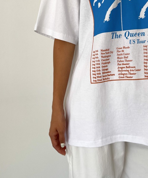 CANAL JEAN（キャナルジーン）の「El mar(エルマール) "THE SMITHS"半袖Tシャツ（Tシャツ/カットソー・レディース・ホワイト・ONE SIZE）」の10枚目の写真