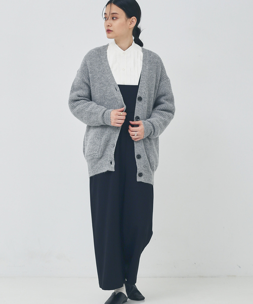 collex(コレックス)の「【手洗い可能】紫外線防止・接触冷感 2WAYストレッチサロペット(サロペット/オーバーオール・レディース・ブラック/チャコールグレー・2/1)」の7枚目の写真