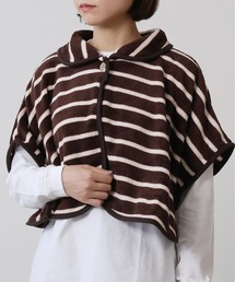 emesuelee（エメスーリー）の「ポンチョ 無地 ボーダー柄（その他ルームウェア）」