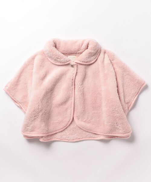 emesuelee（エメスーリー）の「ポンチョ 無地 ボーダー柄（その他ルームウェア・レディース・ライトグレー/ピンク/アイボリー/ブルー系1/ネイビー/ベージュ/ブラウン/ネイビー系1・フリー）」の9枚目の写真