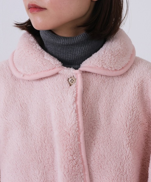 emesuelee（エメスーリー）の「ポンチョ 無地 ボーダー柄（その他ルームウェア・レディース・ライトグレー/ピンク/アイボリー/ブルー系1/ネイビー/ベージュ/ブラウン/ネイビー系1・フリー）」の22枚目の写真