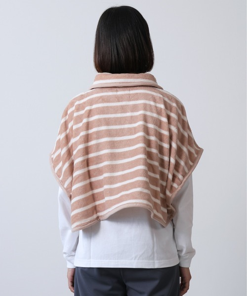 emesuelee（エメスーリー）の「ポンチョ 無地 ボーダー柄（その他ルームウェア・レディース・ライトグレー/ピンク/アイボリー/ブルー系1/ネイビー/ベージュ/ブラウン/ネイビー系1・フリー）」の18枚目の写真