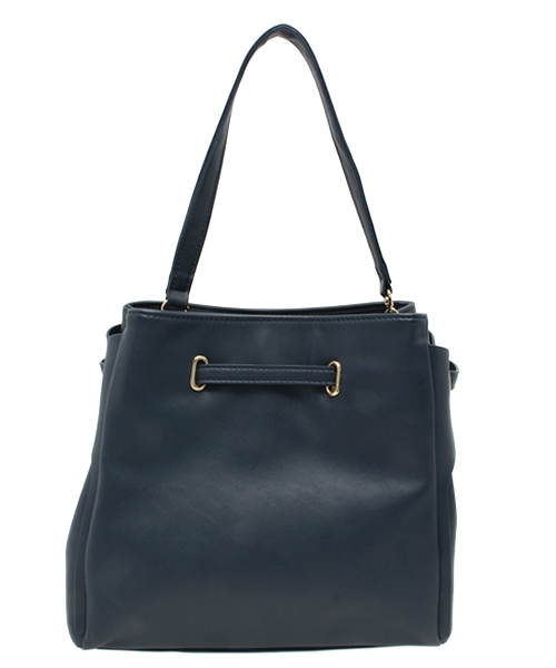 OUTLET（アウトレット）の「【Chez toi】フロントリボンBAG（トートバッグ・レディース・ライトグレー/ホワイト/ネイビー・FREE）」の5枚目の写真