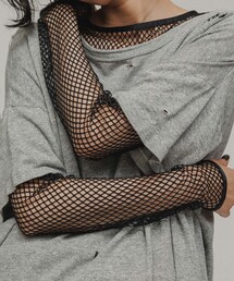 ［TOPS］MESH LONGSLEEVE PULLOVER