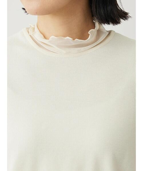 RAY CASSIN FAVORI（レイカズンフェバリ）の「・RAY CASSIN シアーキリカエハイネック（Tシャツ/カットソー・レディース・アイボリー/ブラック・FREE）」の22枚目の写真