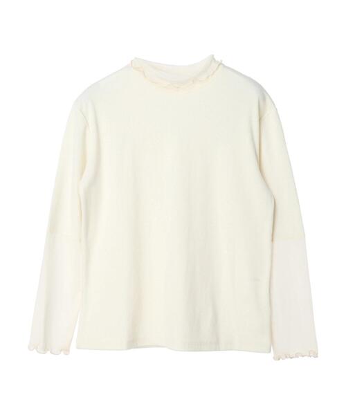 RAY CASSIN FAVORI（レイカズンフェバリ）の「・RAY CASSIN シアーキリカエハイネック（Tシャツ/カットソー・レディース・アイボリー/ブラック・FREE）」の15枚目の写真