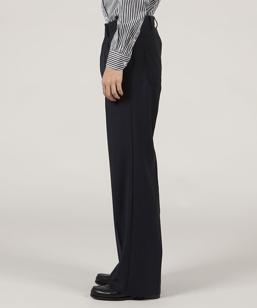 【新品】定価66,000円 la favola wool セミフレアpants セール】【別注】la favola ウールツイル セミフレアパンツ