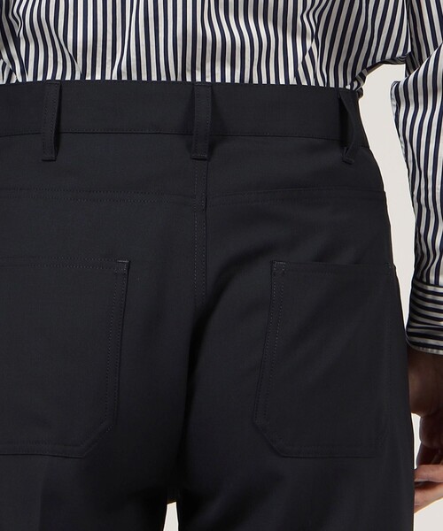 【新品】定価66,000円 la favola wool セミフレアpants セール】【別注】la favola ウールツイル セミフレアパンツ