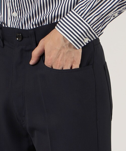 【新品】定価66,000円 la favola wool セミフレアpants セール】【別注】la favola ウールツイル セミフレアパンツ