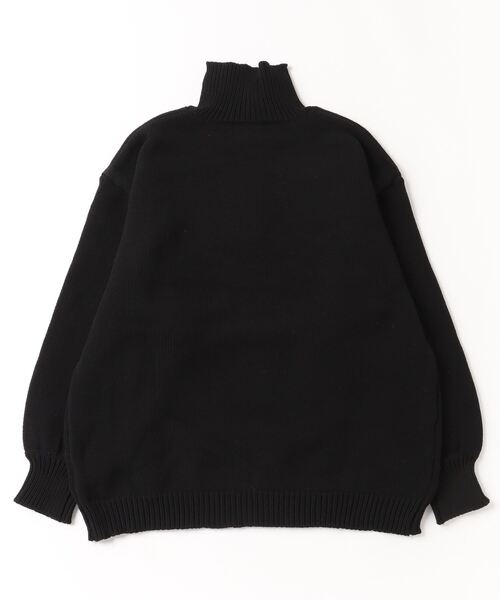 Per sist ence（パーシエンス）の「もちもちニット/ハーフジッププルオーバー（ニット/セーター・レディース・オフホワイト/イエロー/ブラック/パープル・FREE）」の5枚目の写真