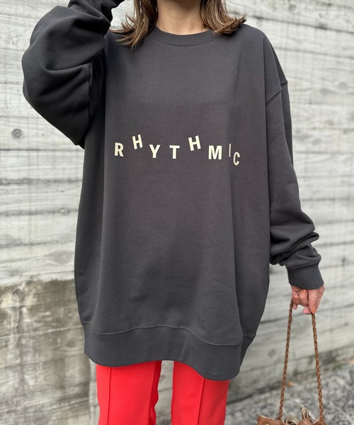 mi via loca（ミヴィアロカ）の「United Athle リズミック コットン100ウラケ ロゴスウェット 【PT NO. MVL007 ※2A】（スウェット・レディース・オフホワイト/オートミール/スミクロ・MEDIUM/X-LARGE）」の15枚目の写真