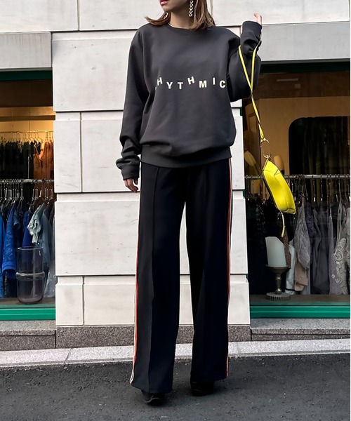 mi via loca（ミヴィアロカ）の「United Athle リズミック コットン100ウラケ ロゴスウェット 【PT NO. MVL007 ※2A】（スウェット・レディース・オフホワイト/オートミール/スミクロ・MEDIUM/X-LARGE）」の8枚目の写真