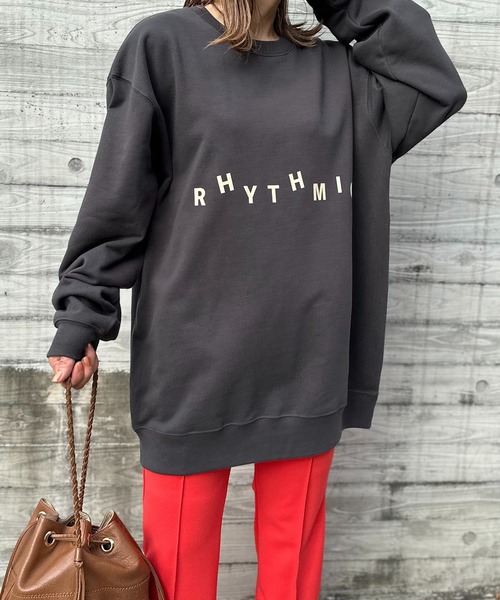 mi via loca（ミヴィアロカ）の「United Athle リズミック コットン100ウラケ ロゴスウェット 【PT NO. MVL007 ※2A】（スウェット・レディース・オフホワイト/オートミール/スミクロ・MEDIUM/X-LARGE）」の20枚目の写真