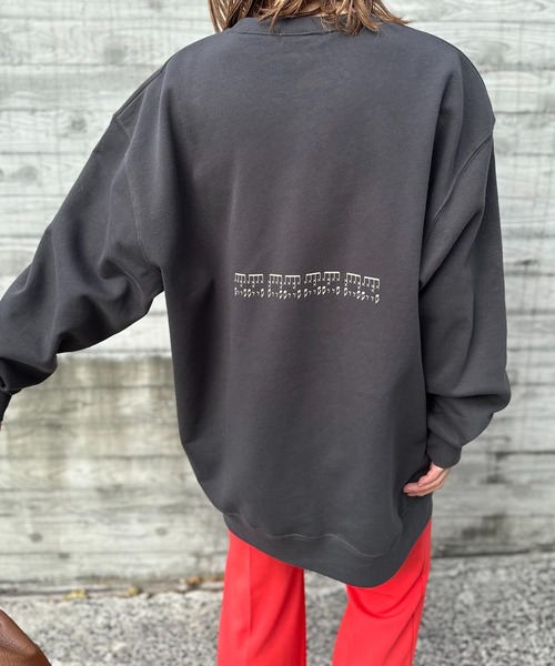 mi via loca（ミヴィアロカ）の「United Athle リズミック コットン100ウラケ ロゴスウェット 【PT NO. MVL007 ※2A】（スウェット・レディース・オフホワイト/オートミール/スミクロ・MEDIUM/X-LARGE）」の18枚目の写真