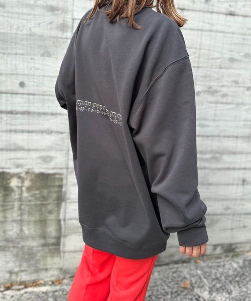 mi via loca（ミヴィアロカ）の「United Athle リズミック コットン100ウラケ ロゴスウェット 【PT NO. MVL007 ※2A】（スウェット・レディース・オフホワイト/オートミール/スミクロ・MEDIUM/X-LARGE）」の19枚目の写真