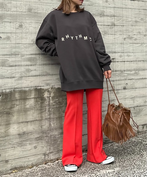 mi via loca（ミヴィアロカ）の「United Athle リズミック コットン100ウラケ ロゴスウェット 【PT NO. MVL007 ※2A】（スウェット・レディース・オフホワイト/オートミール/スミクロ・MEDIUM/X-LARGE）」の22枚目の写真