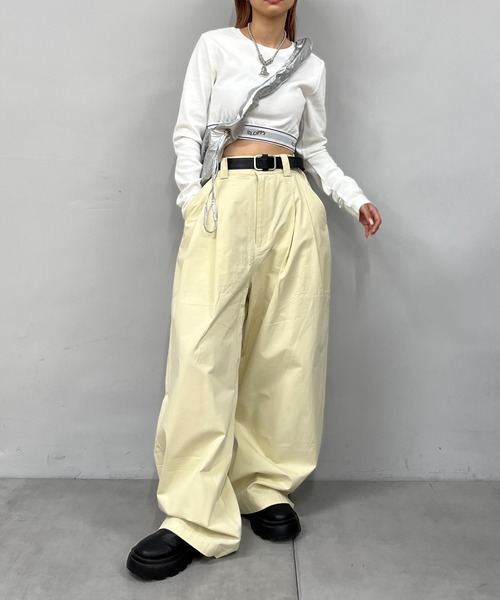 セール】2タックワイドパンツ（スラックス）｜WHO'S WHO gallery