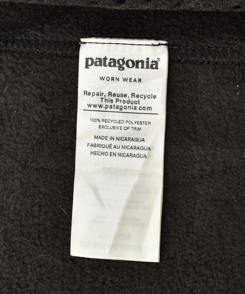 patagonia(パタゴニア)の「【ヴィンテージ古着】Patagonia / パタゴニア フルジップ シンチラフリース ベスト(ベスト・レディース・ブラック・MEDIUM)」の7枚目の写真