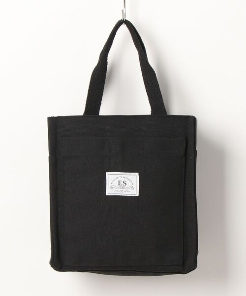 LA VORAGINE(ラ ヴォラジネ)の「【保温・保冷】外ポケット トートランチバッグ/お弁当袋(お弁当箱・レディース・グレー/ブラック・FREE)」の16枚目の写真