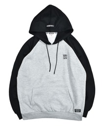 DOUBLE STEAL | ラグラン 裏起毛パーカー(パーカー)