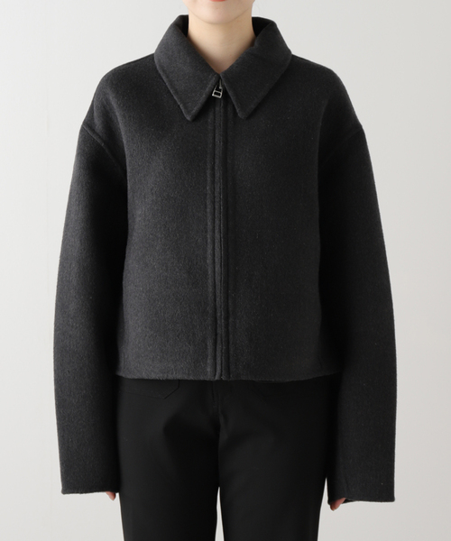 TODAYFUL（トゥデイフル）の「【TODAYFUL / トゥデイフル】Wool Zip Blouson（その他アウター・レディース・アイボリー/チャコールグレー・36）」の7枚目の写真