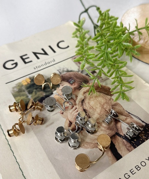 kutir（クティール）の「kutirlune／【2セット】ウエストバックルボタン（ベルト・レディース・ゴールド/シルバー・FREE）」の8枚目の写真