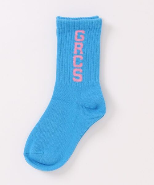 GROOVY COLORS（グルービーカラーズ）の「GRCS PARK ソックス（ソックス/靴下・キッズ・ブルー/イエロー/アイボリー・LARGE/MEDIUM）」の2枚目の写真
