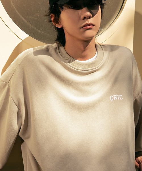 オーバーサイズ アニマル柄 (猫、犬、うさぎ) ネコ柄裏毛トレーナー（スウェット）｜WESTSEA（ウエストシー）