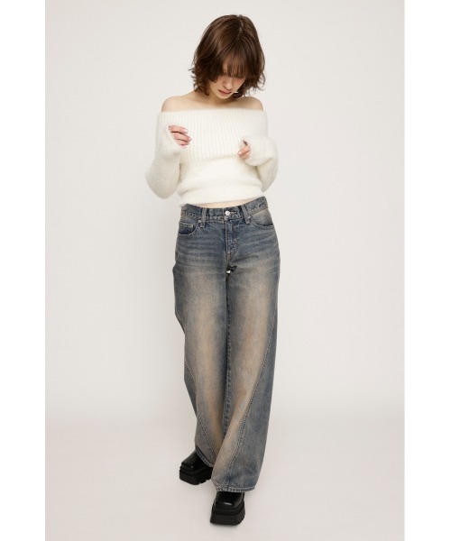 SLY ローライズデニム LOGAN L／W FLARE-C SLY（スライ）の「LOGAN L/W FLARE-C ローガン ローウエスト