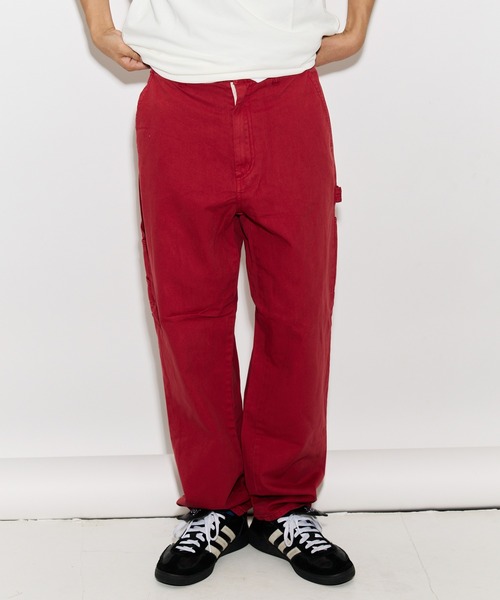 SMITH'S(スミス)の「【 SMITH’S / スミス 】 テーパード ペインターパンツ MNY 4175-5031(チノパンツ・メンズ・レッド/ライトグリーン/ラベンダー/ブルー/オレンジ・L/M)」の1枚目の写真